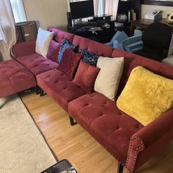 L Sectional $350 Or Send Me An Offer 