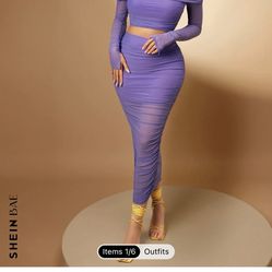 SHEIN Purple dress 