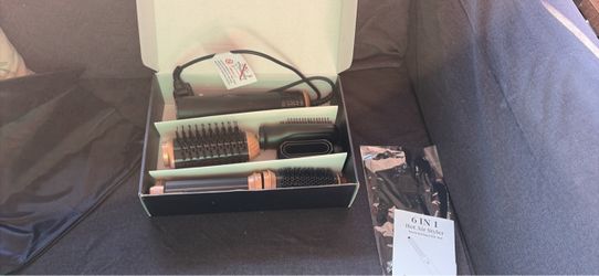 6-in-1 Hot Air Styler with Attachments