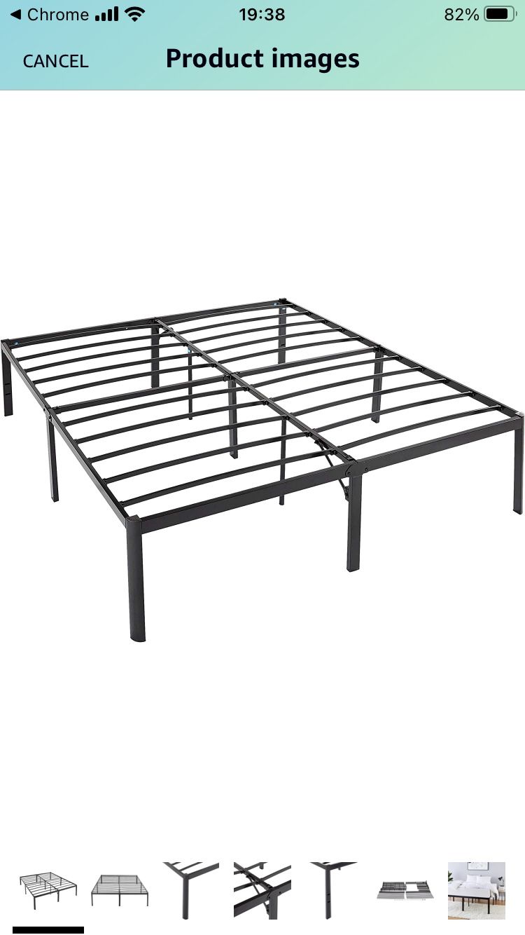 New Queen Size Heavy Duty Platform Bed Frame