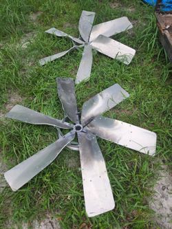 Metal Fan Blades $50 each location Mount Dora Fla 3275