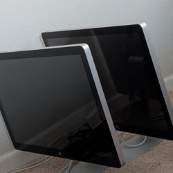 2 x 27" Apple Thunderbolt monitors