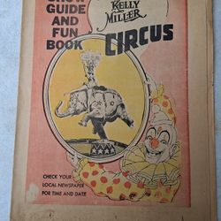 VINTAGE KELLY MILLER CIRCUS PROGRAM