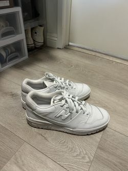 NEW BALANCE ALL WHITE 550 Size 10