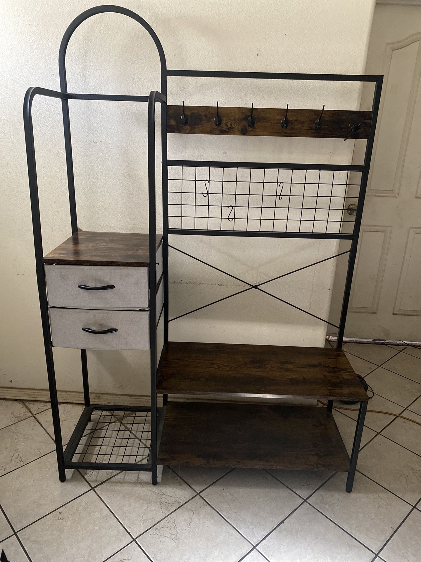 Entry Way Storage Rack