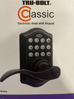 True Bolt CLASSIC Electronic Knob With Keypad