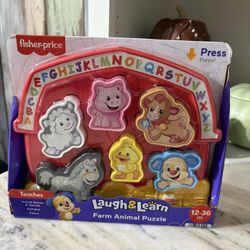 The Fisher-Price Laugh & Learn Farm Animal Puzzle