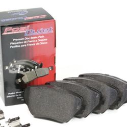 Centric 106.07170 Posi Quiet Premium Extended Wear Semi-Metallic Rear/Front Disc Brake Pad Set 