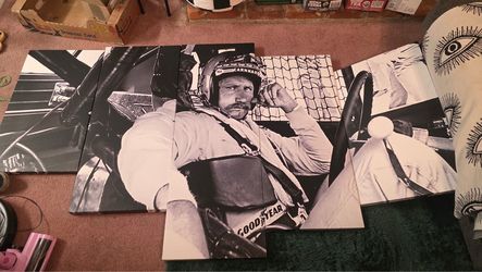 Dale Earnhardt Sr. 5 Panel Canvas Print