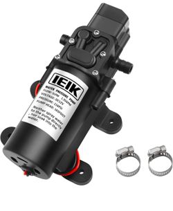 12 Volt Diaphragm Pump 5LPM 1.35 GPM 116PSI Self Priming Sprayer Pump 12V DC Fre