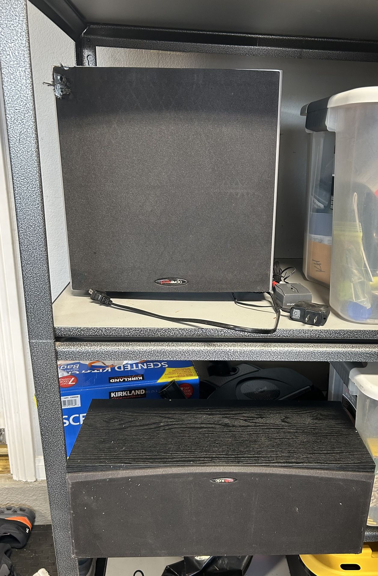 Polk Audio (speaker and subwoofer)and Onkyo Receiver