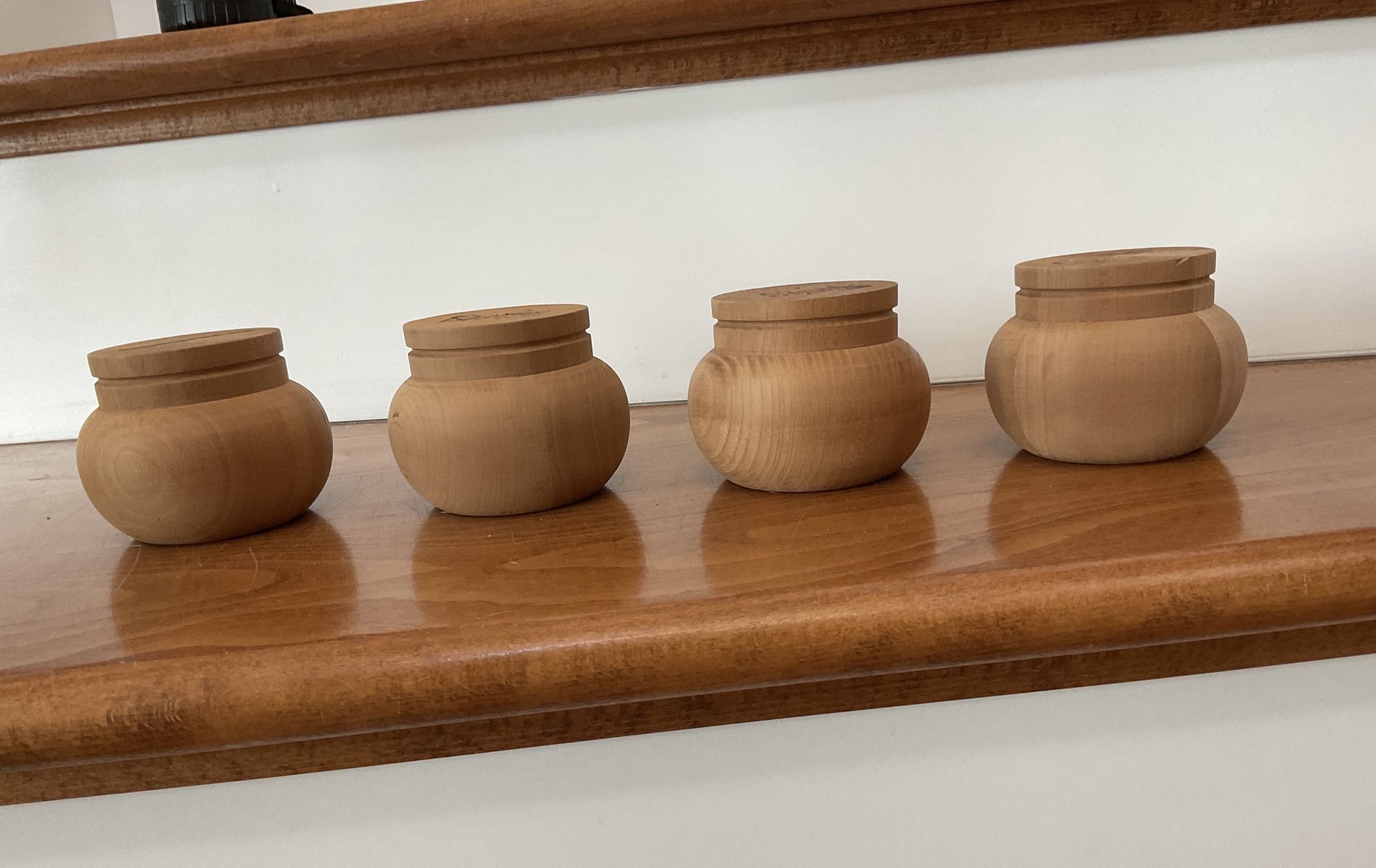 Four New Cherry Bun Feet, 2 5/8” from Classic Designs by Matthew Burak
