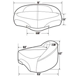 NORTHCAPTAIN Pro Casting Boat Seat