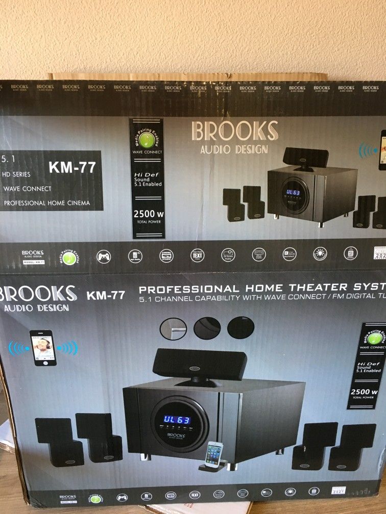 Home Theater System Brooks Audio Design KM-77 Speaker