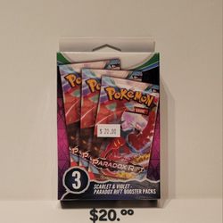 Pokemon Cards Paradox Rift 3 Pack 
