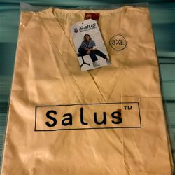 Salus Scrub Top yellow Size 3x Still in package