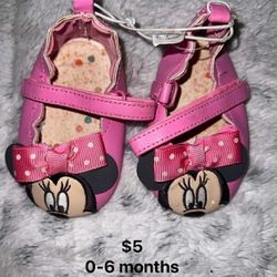 Minnie Mouse Baby Shoes