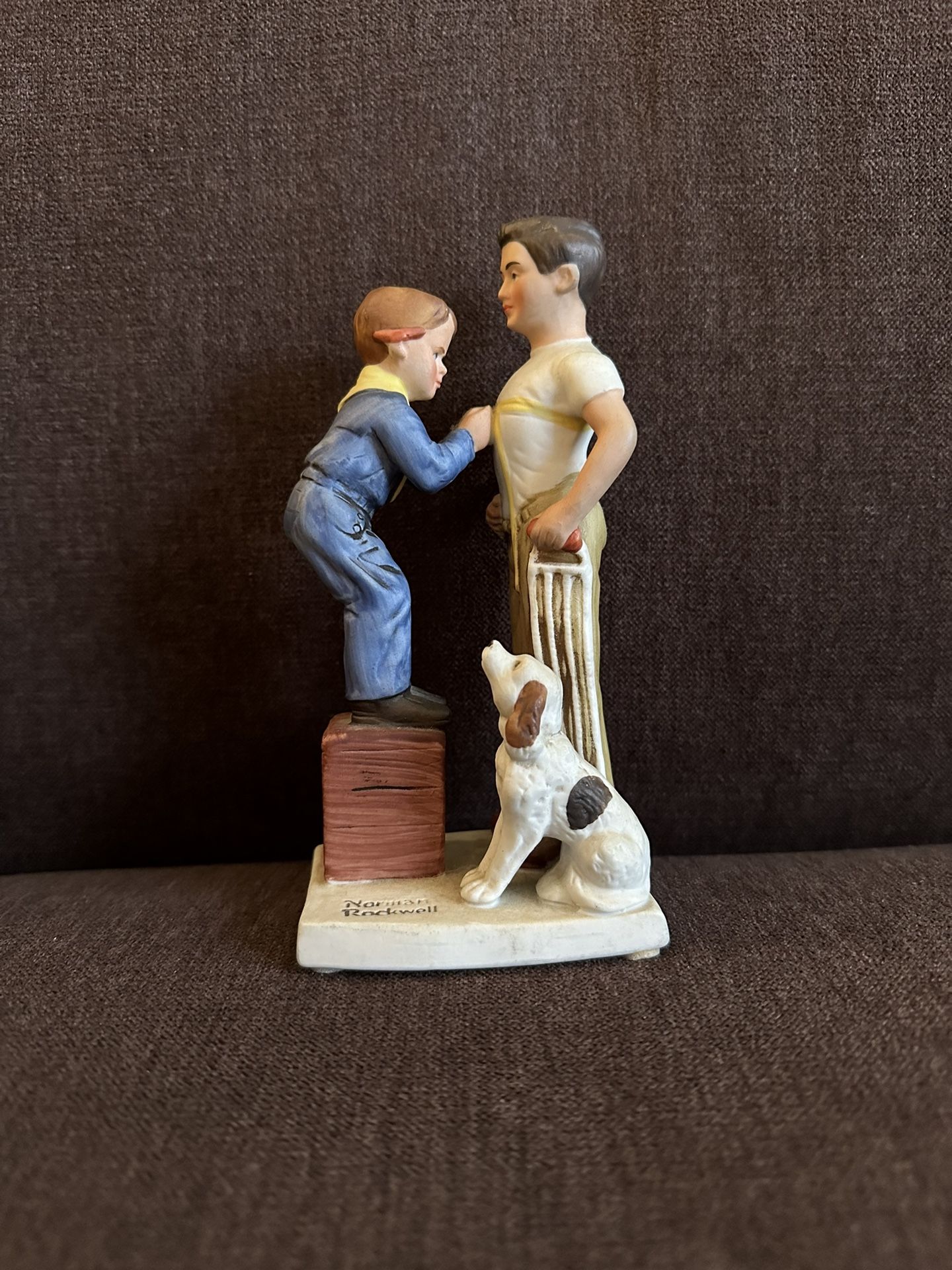 Boy Scout Norman Rockwell figurine 1981