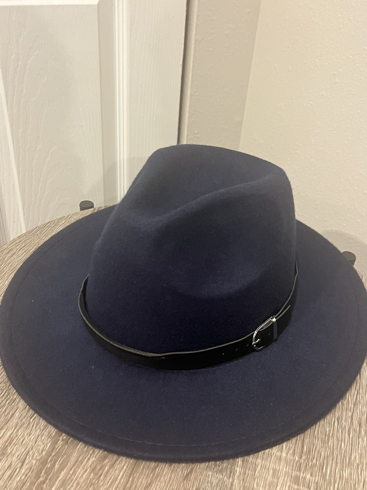 A Dark Blue cowboy Hat