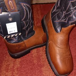 Men Wide Work Boots