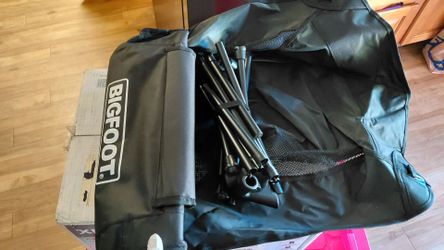 Beach Umbrella & collapsible camping chair
