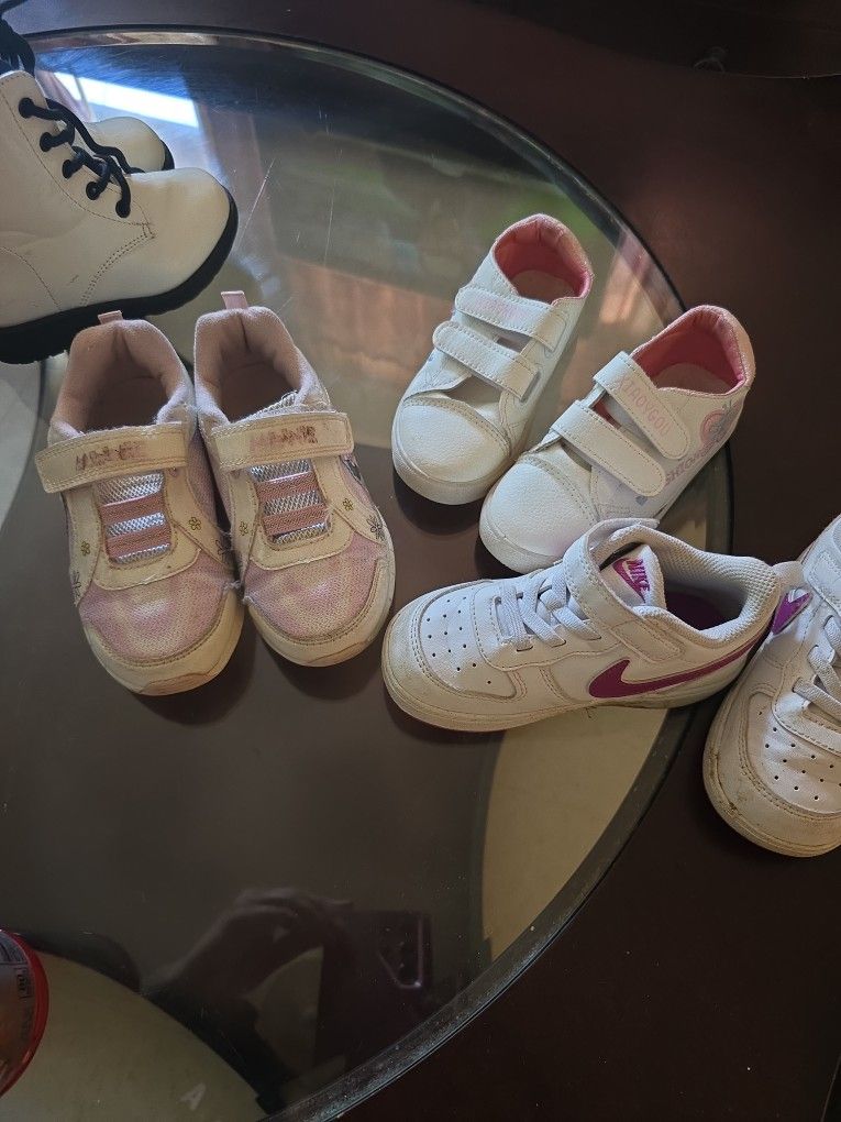 Tenis De Niña Perfectas Condiciones Zice Nike 7.5 C Minnie 8.5