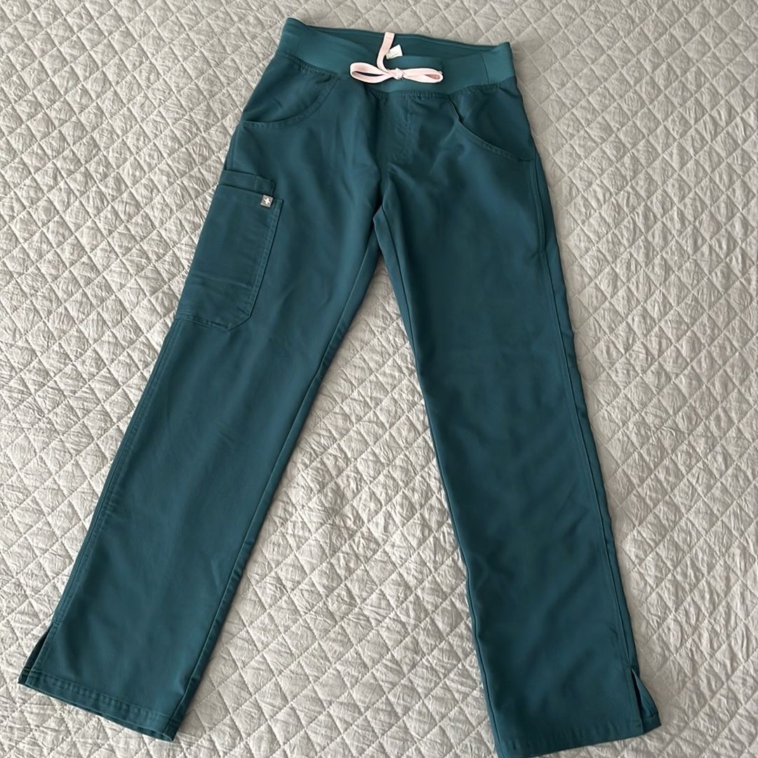 Figs Kade Cargo Scrub Pants, Caribbean Blue, XXSP
