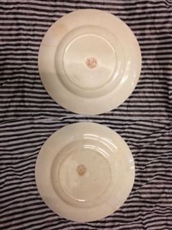 Vintage plates