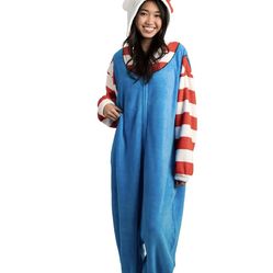 Hello Kitty & Friends Hooded Hello Kitty Kigurumi Cosplay Onesie Costume Union Suit