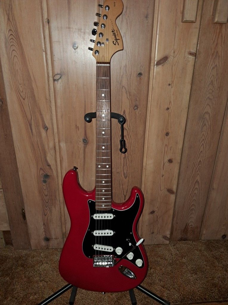 Squier Affinity Strat with Upgrades