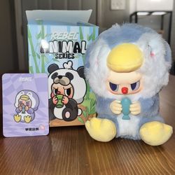 Rebel Animal Series Blind Box Plush Pendant (Penguin)