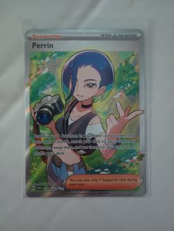 Pokemon Perrin Full Art Card Twilight Masquerade