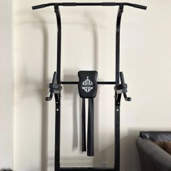 Sportsroyals Power Tower Pull Up Bar Station, 450LBS