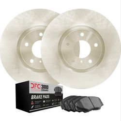 Rear Brake Rotors With Pads