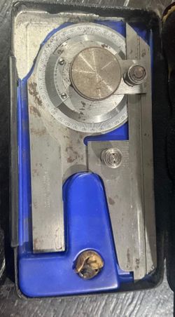 Vintage Brown & Sharpe 496 Universal Bevel Protractor 6" Blade