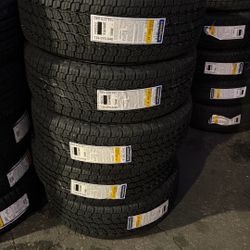 265/70/16 Good Year All Terrain Tires Installed And Balanced 