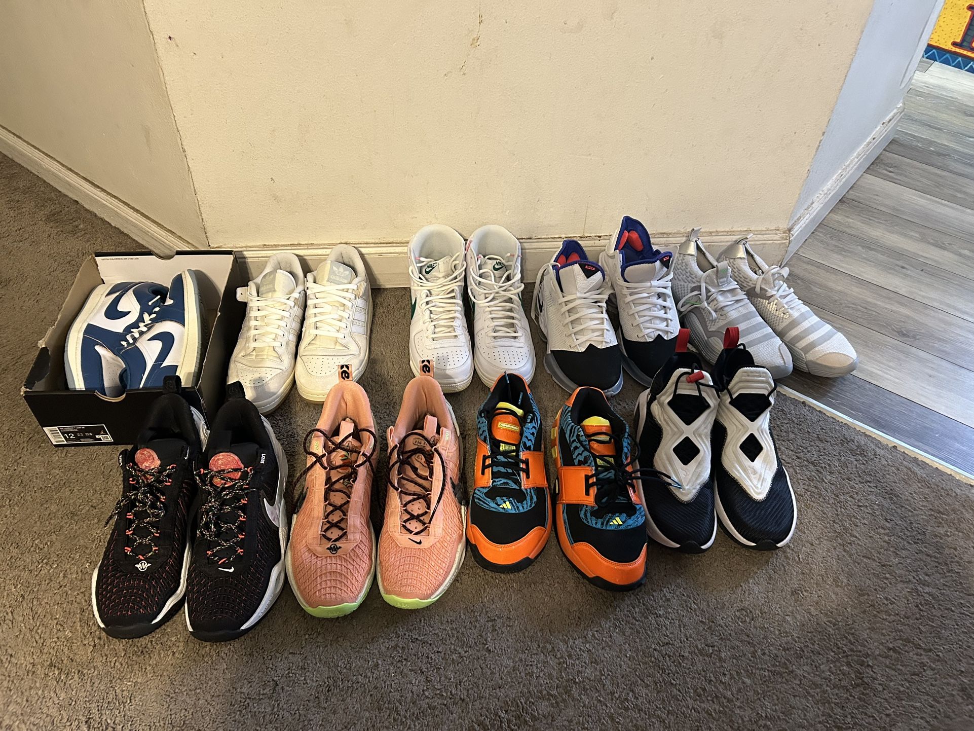  NIke And Adidas Size 12 Men's $20ea 