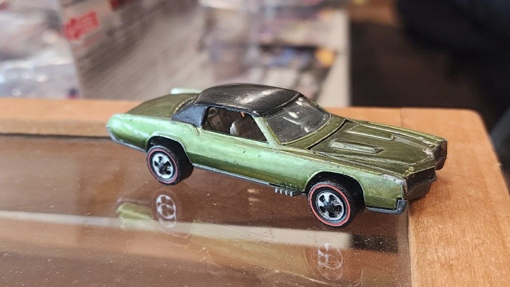 Olive Custom Eldorado Red Line Hot Wheels