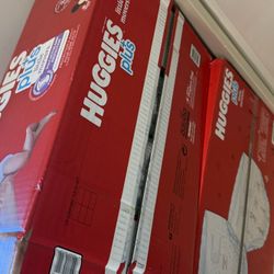 Huggies Plus+ Little Movers – Size 5 – 2 Boxes – New & Sealed