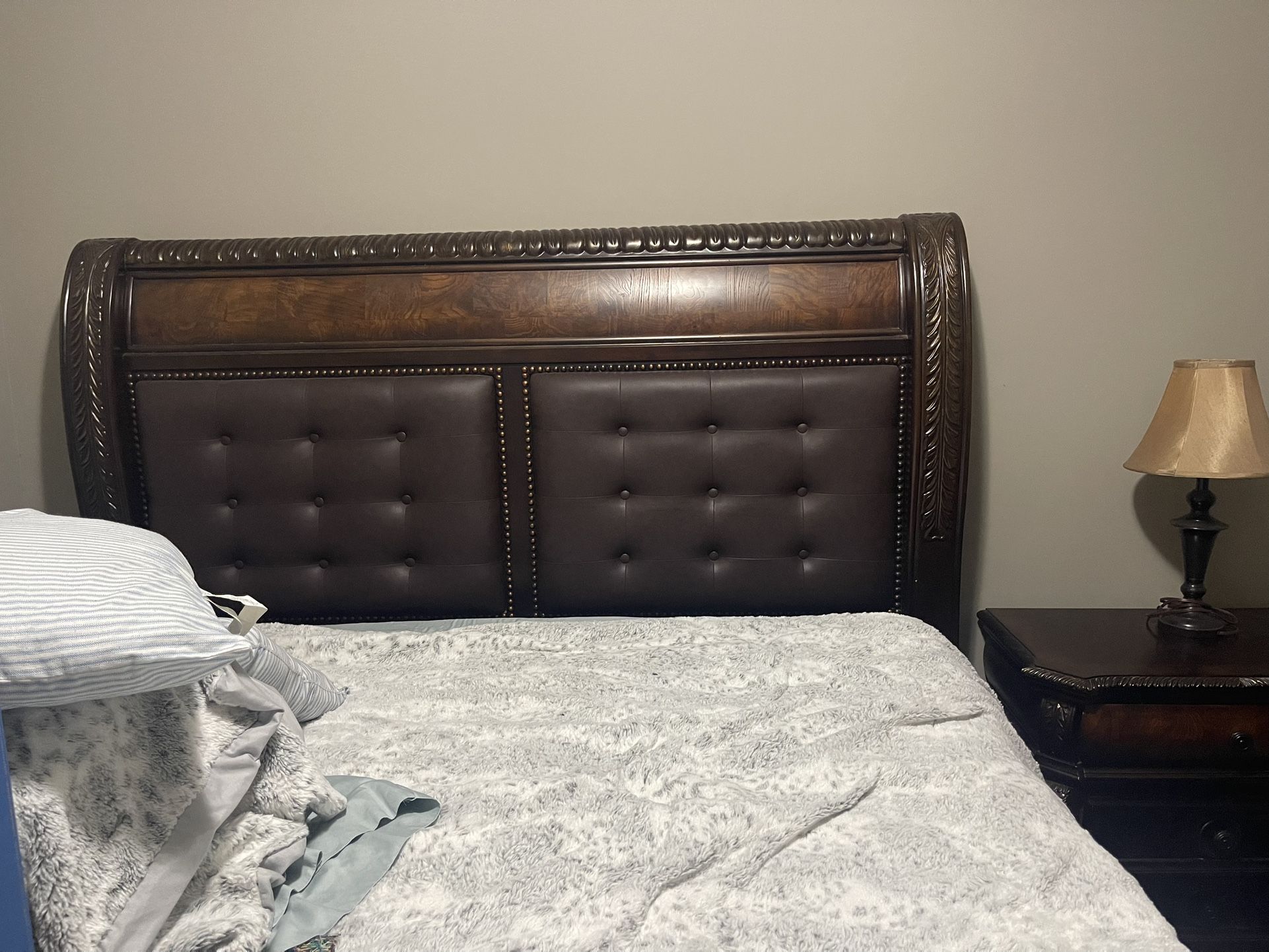 King Bed , Dresser -Mirror -Night Stands