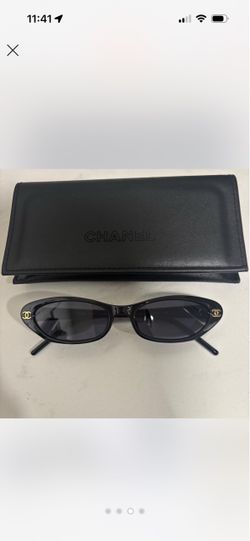 Channel cat eye sunglasses
