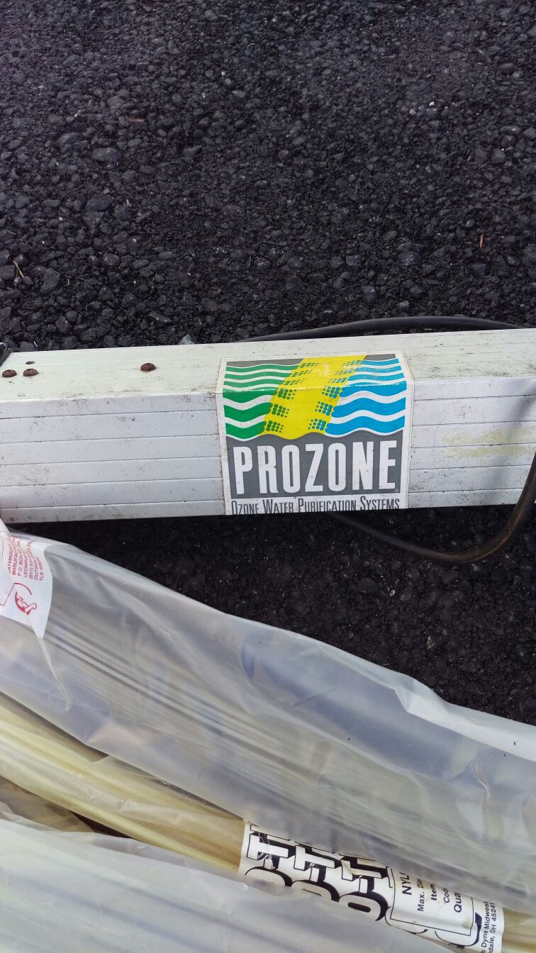 Prozone water purification for hot tub