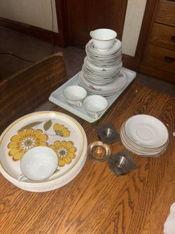 Pickup Today Luxury Mikasa Fine China Set Cups & Plates, Like New, Priced to Move