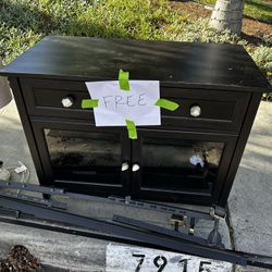 FREE TV stand, Cali King Bed Stand, And Lamps