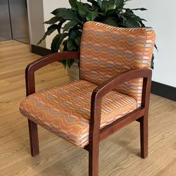 Solid Wood Upholstered Office/Home Chairs