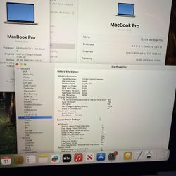 MacBook Pro 15 in. 2018