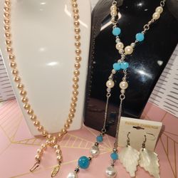 #1994, LOT OF PEARLS COLLECTION, INCLUDING MOTHER OF PEARLS
