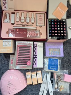 Beetles Ultimate Nail Kit Bundle – UV Lamp + 45+ Gel Colors + Press-On Nails + Extras