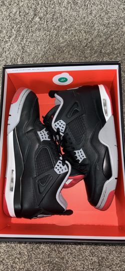 Jordan 4 Retro - ‘Bred Reimainged’ Size 9.5 Worn Lightly