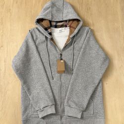 Burberry Zip Up Hoodie 